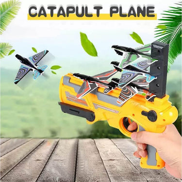 CATAPULT PLANE TOY GUN AIR BATTLE GAME